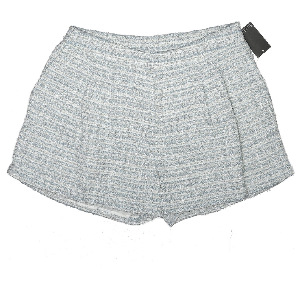NWOT Eloquii High Waist Blue & White Shorts